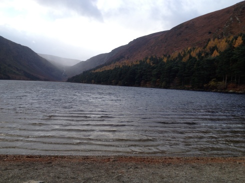 Glendalough! Too bad it was freezing. I would've jumped in.